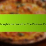 My thoughts on brunch at The Pancake Pantry